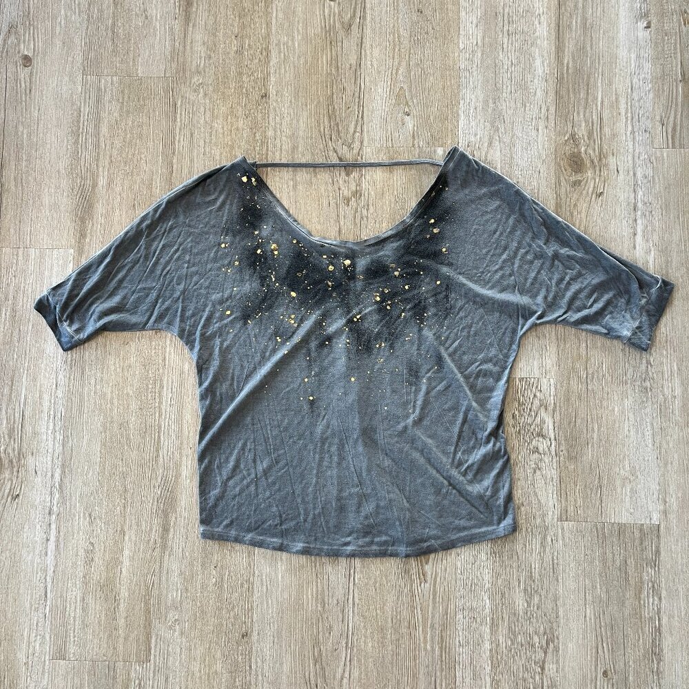 Womens Decree Grey Tee - L